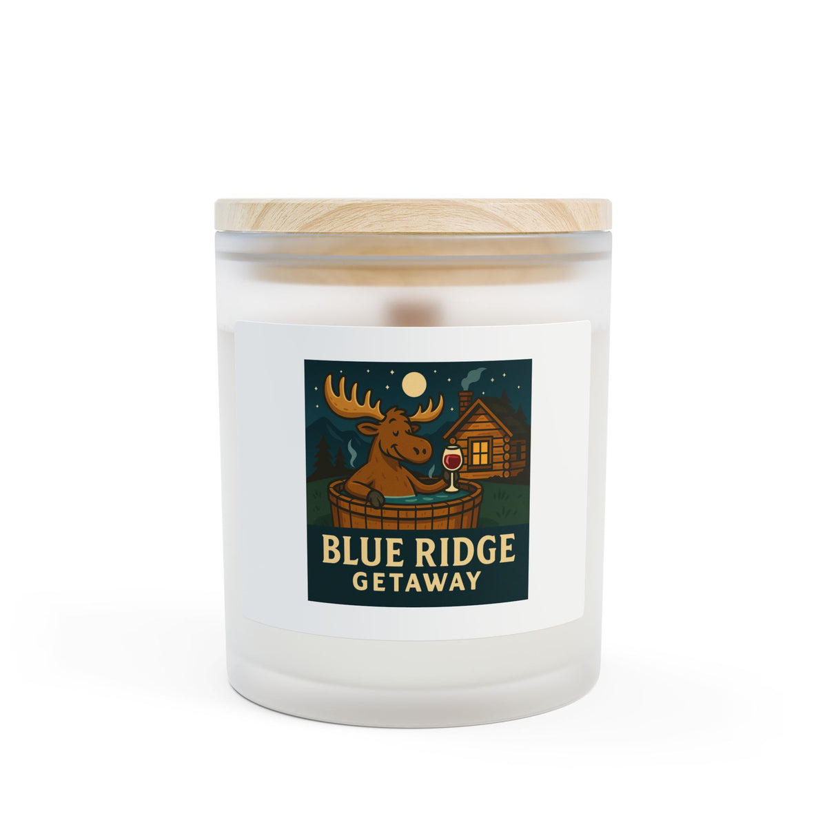 Frosted Glass Candle, 11oz