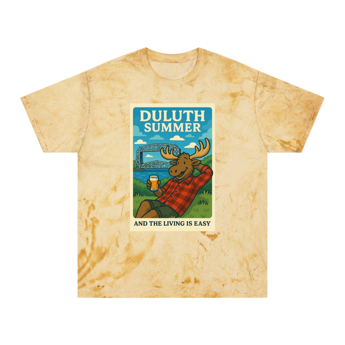 Vibrant Duluth Summer Graphic Tee, Perfect for Outdoor Gatherings, Travel, Beach Days, Gift for Nature Lovers, Retro-Inspired T-Shirt