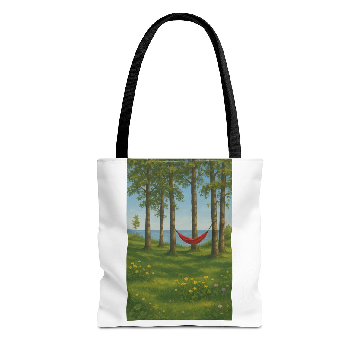Relaxing Outdoor Scene Tote Bag, Perfect Gift for Nature Lovers, Eco-Friendly Shopping Bag, Travel & Beach Tote, Everyday Use Bag