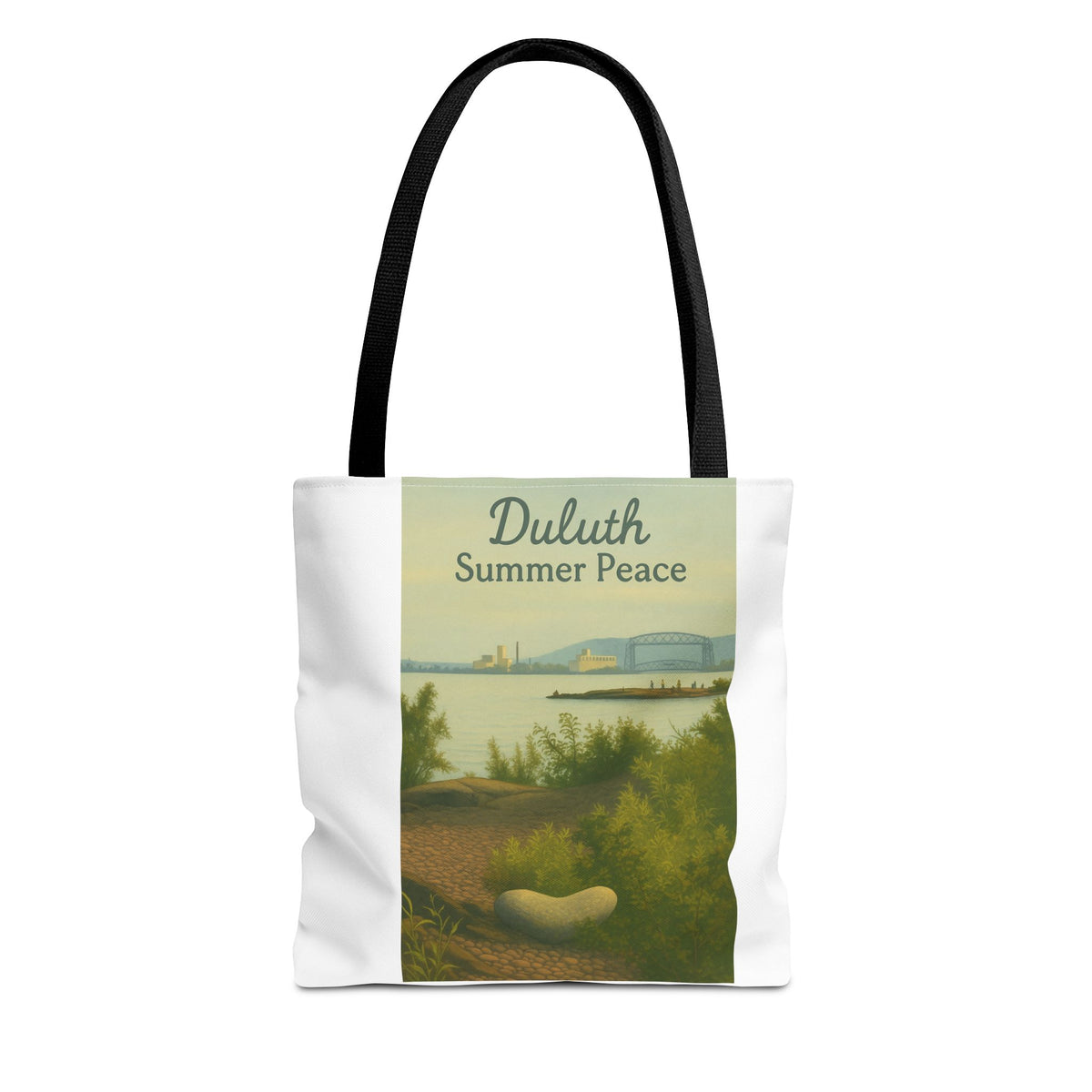 Duluth Summer Peace Tote Bag, Festival Bag, Beach Tote, Gift for Nature Lovers, Eco-Friendly Shopping Bag, Travel Accessory