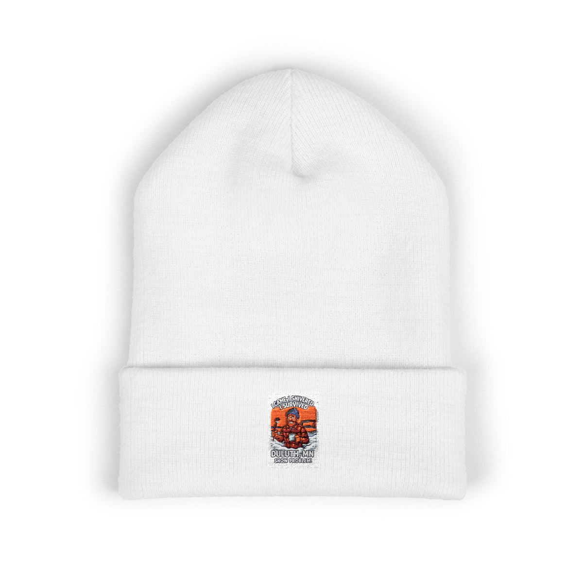 Embroidered Classic Cuffed Beanie - Cozy Winter Hat, Custom Gift for Him/Her, Trendy Accessory, Perfect for Cold Weather!