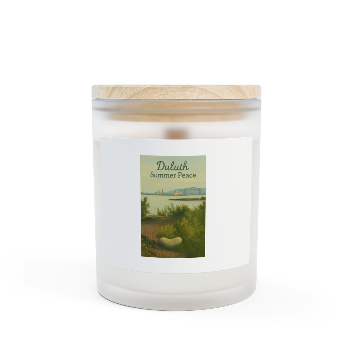 Frosted Glass Candle, 11oz