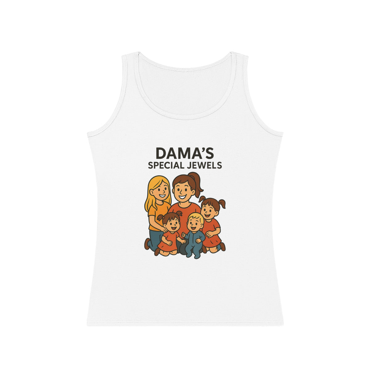 Family-Themed Women's Tank Top, Cute Mom Shirt, Gift for Mother's Day, Family Gatherings, Casual Summer Wear
