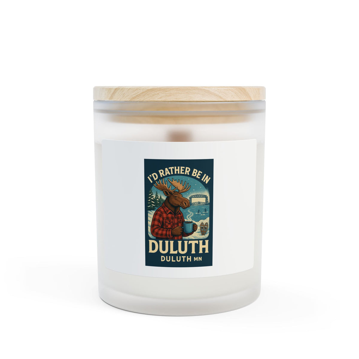 Duluth Moose Candle, Cozy Home Decor, Eco-Friendly Gift, Rustic Vibes, Relaxing Aromatherapy, Minnesota Souvenir